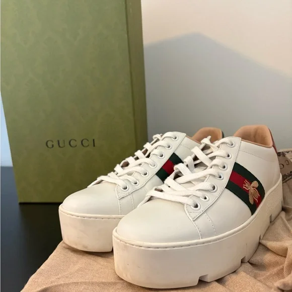 Gucci Platform Sneakers - Picture 2 of 15